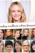 Sondage meilleure actrice francaise